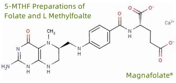 फोलेट र एल मिथाइलफोल्टको 5-MTHF तयारीहरू